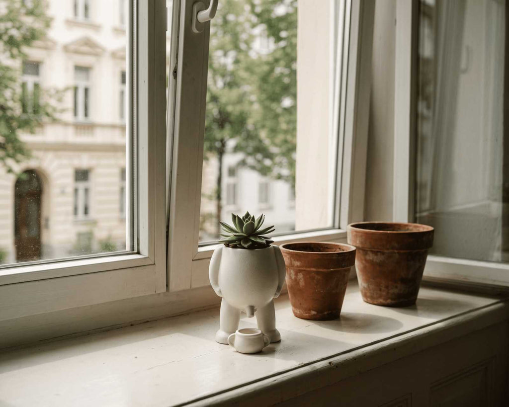 Der Unverschämte – Blumentopf mit Beinen